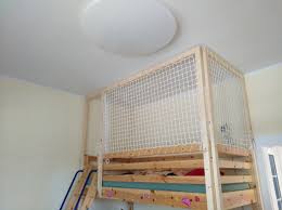 Baldachin fur betten kinder moskito netz faden baumwolle runde. Hochbettnetze Ebenensicherung Per M Schutznetze24