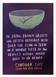 Japanese Kintsugi Technique To Repair Broken Vases With Gold 3 Words Life Quotes How Are You Feeling