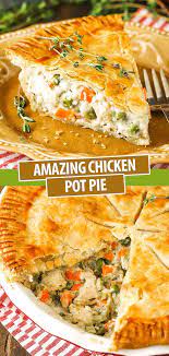 Easy Chicken Pot Pie Recipe Flaky Crust Chicken Veggies Sauce Recipe Easy Chicken Pot Pie Recipe Chicken Pot Pie Recipes Easy Chicken Pot Pie