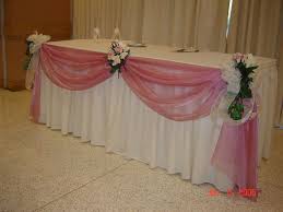 How To Make A Swag Table Wedding Table Swag Wedding Swag Bridal Shower Tables