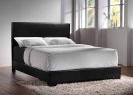 The durable and fashionable upholstered fabric finish is available in stone, charcoal, navy, and cream. Conner Collection Conner Casual Black Upholstered Twin Bed 300260t Beds Unique Home Furniture