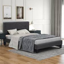 Weiß holzbett bett doppel 140x200 160x200cm lattenrost matratze bettgestell. Flieks Polsterbett Einzelbett Bettgestell Mit Lattenrost Gepolsteres Bett Mit Kopfteil Fur Schlafzimmer Dunkelgrau 90 X 200cm Matratze Nicht Dabei Online Kaufen Otto