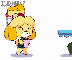 Isabelle S Date By Ichduhernz Doomguy And Isabelle Animal Crossing Funny Animal Crossing Memes Animal Crossing Characters