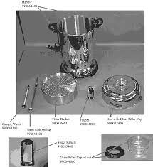 Once you have this information, please feel free to check back with us for pricing and availability information. Hamilton Beach Commercial Coffee Pot D50065 Ereplacementparts Com