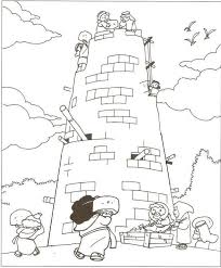 Enjoy coloring this picture of the tower of babel. Tower Of Babel Coloring Pages Free Coloring Home
