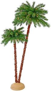 If you want all the benefits of the beach and the christmas season, this bedazzled palm tree is the perfect pick. Amazon Com Puleo International 3 5 6 Foot Pre Lit Artificial Palm Tree With 175 Ul Lights Home Kitchen