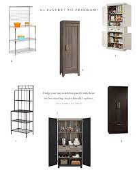 Here's a no kitchen pantry idea with purpose! No Pantry No Problem Here Are 6 Ways To Fake It No Pantry Solutions Apartment Solutions Small Spaces