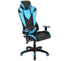 We bring you our best gaming chairs of 2021 reviewed by our team. Hanover Commando High Back Gaming Chair In Black And Blue Qvc Com