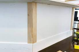 Plastx, llc, makers of cover luxe better baseboard covers is located on long island, new york and serves customers in the united states and canada. How To Add Custom Trim To A Kitchen Island Abby Lawson