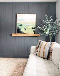Shiplap wall and a modern tub. Vertical Shiplap Accent Walls In Living Room Shiplap Accent Wall Shiplap Living Room