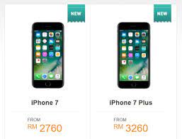 Both the iphone 7 and iphone 7 plus are available with storage options of 32gb, 128gb, and 256gb. U Mobile Offers The Iphone 7 On Postpaid And Prepaid Iplans Soyacincau Com