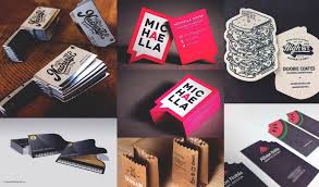 Over 261 business card design templates! 21 Unique Business Card Shapes And Designs To Inspire You