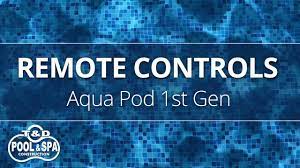 • do not allow charging base to come in to teach the id code to the aquapod 2.0 remote unit, go to the local display on the pool. Remotes Aqua Pod 1st Generation T D Pool Spa Constructiont D Pool Spa Construction