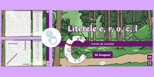Formează cuvinte din silabele următoare :) găsește perechea. Free Careu Cu Literele E R O C L Joc Online