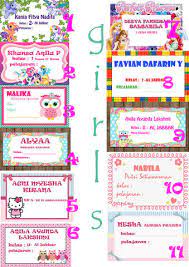 Misalnya saja undangan pernikahan, buku tulis, buku pelajaran, produk grosiran, atau benda penting lain. Terjual Stiker Label Nama Sampul Buku Custom Kaskus