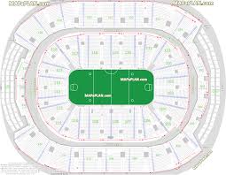Toronto Air Canada Centre Seat Row Numbers Detailed