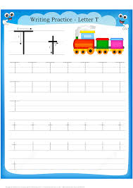 Letter T Is For Train Handwriting Practice Worksheet Free Printable Puzzle Games Writing Practice Worksheets Handwriting Practice Worksheets Writing Practice