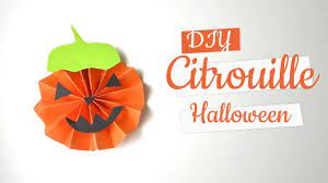 activité manuelle Halloween citrouille - DIY PUMPKIN - YouTube