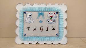Baby Door Decoration Bebek Kapi Susu Yapimi Bebek Fikirler Kagit Cicek