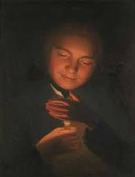 Order Artwork Replica The Artist`s Brother James, Holding a Candle, 1761 by  George Romney (1734-1802, United Kingdom)