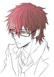 Mekane Glasses Anime Red Hair Anime Guys With Glasses Red Hair And Glasses