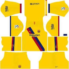 There are some verticle lines on the away kit of club puebla. Dream Barcelona Kit Off 57
