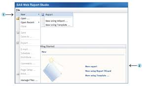 Sas Web Report Studio