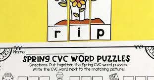 We did not find results for: Spring Cvc Word Puzzles For Literacy Centers