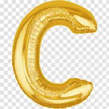 | # balloon png & psd images. Mylar Balloon Alphabet Gold Letter Transparent Png