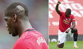 Paul labile pogba is a french professional footballer who plays for premier league club manchester united and the france national team. Manchester United Midfielder Paul Pogba Shows Support For Black Lives Matter With New Haircut Daily Mail Online