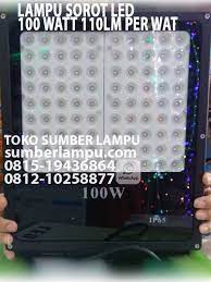 Lampu sorot halogen philips qvf133 yang satu ini berukuran mini (mini floodlight). Lampu Sorot Led 11000 Lumen 100 Watt Sumberlampu Com