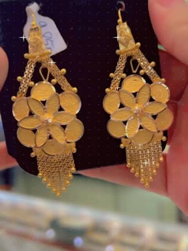 Gold Earrings Designs Jewellery Collection