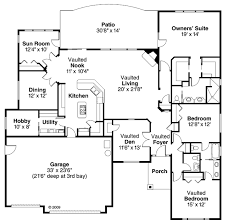 So in addition to presenting our floor plans by number of bedrooms, we did a cataloging based on square footage. House Plan 59782 Ranch Style With 2700 Sq Ft 3 Bed 2 Bath 1 Half Bath