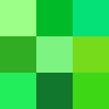 These three shades of green are the perfect palette for this mint and lime beverage. Shades Of Green Wikipedia