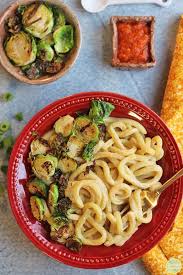 So,udon is the perfect food for studying, exercising, or sick. Cheesy Udon Noodle Bowl With Brussels Sprouts Cadry S Kitchen
