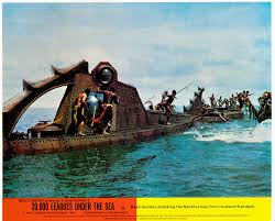 Aronnax suspects the ship is under attack. 20 000 Leagues Under The Sea 60th Anniversary Bfi