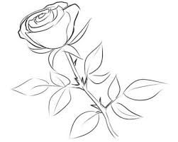 Dessin de rose facile a faire colorier les enfants. Comment Dessiner Une Rose Au Crayon Cours De Dessin Artacademie Paris Artacademie