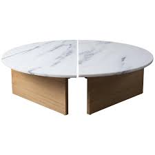Nevertheless, the circle coffee tables by michael arras are made out of little circles that are compiled into one big circle for a very sturdy, solid piece of decor. Half Moon Coffee Table At 1stdibs