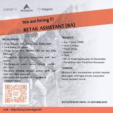 Dalam metode ini ada dua cara yang dapat dipakai. Lowongan Kerja Retail Assistant Pt Eigerindo Mpi Yogyakarta Oktober 2019 Loker Swasta