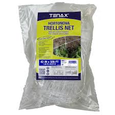 Tenax 42 In X 328 Ft White Hortonova Plant Trellis Net Whites Trellis Tomato Trellis Plant Supports