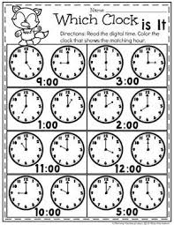 Digital And Analog Clocks Telling Time Worksheets Kindergartenmath Kindergarten Kindergartencente Time Worksheets Telling Time Worksheets Money Worksheets
