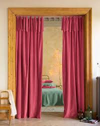 Blickdichte Vorhange Aus Hellrotem Samt Samtvorhang Samtvorhange Schlafzimmer Vorhange