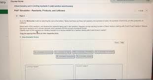 The relationship between the relative quantities of substance taking part in a reaction or forming a compound. Stoichiometry Part 2 Limiting Reactants Yield Chegg Com