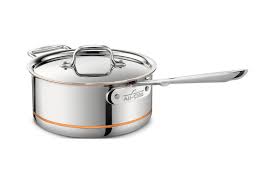 Home cooks who want something affordable but reasonably durable will find a lot to like. All Clad Copper Core 3qt Sauce Pan 8700800028 Metrokitchen