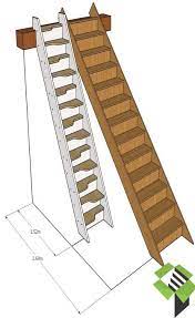 Normal Staircase Vs Spacesaver Stair Stairbox House Stairs Loft Stairs Loft Ladder