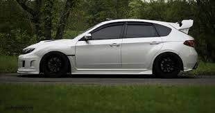 Black And White Hatchback White Subaru With Black Wheels Subaru Cars Subaru Subaru Hatchback