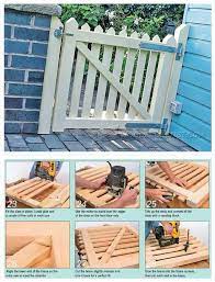Wooden Garden Gates Plans Outdoor Plans And Projects Woodarchivist Com Wooden Garden Gates Wooden Garden Gate Wooden Gate Plans
