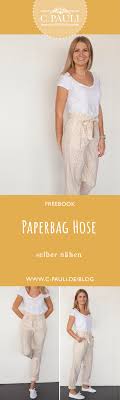 Unsere kostenlosen schnittmuster eignen sich gut dafür, neue designer kennenzulernen. Moderne High Waist Paperbag Hose C Pauli Nature Blog