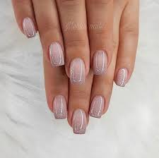 Gorgeous Nails Light Colors Natural Gel Nails Dipped Nails Ombre Nails