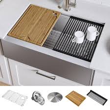kraus kore workstation farmhouse apron
